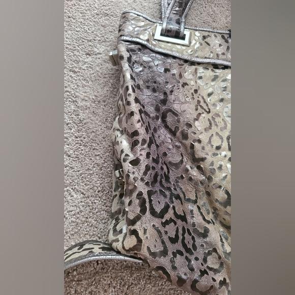 Kooba 'Natasha' Leopard Print Convertible Tote Bag - Picture 4 of 4